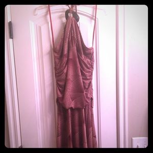 Stretch halter dress perfect for a summer party